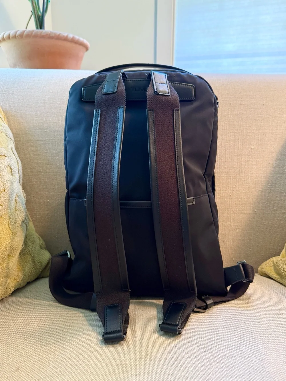 Men's Tumi Black Everyday Nylon Backpack - Harrison Bates style 66011D